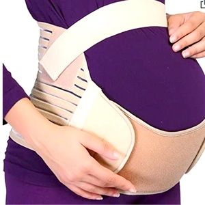 Pregnancy Support Maternity Belt, Waist/Back/Abdomen Band, Belly Brace, Beige